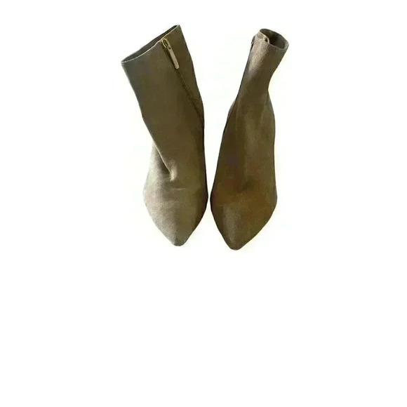 NEW L'AGENCE Aimee Tan Taupe Suede Pointed Toe Booties size 42/US 11 - Picture 2 of 10